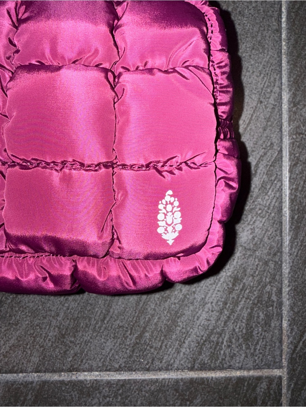 Free People Deep Mulberry Quilted Mini Case - Picture 2 of 11